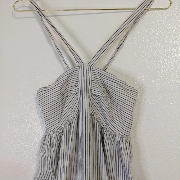 Madewell striped halter summer dress - Picture 4 of 8